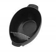 Staub Oval Cast Iron Pot - 2 ltr  Black