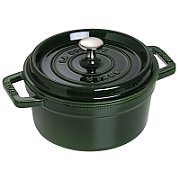 Staub Round Cast Iron Pot - Green  2.2 ltr