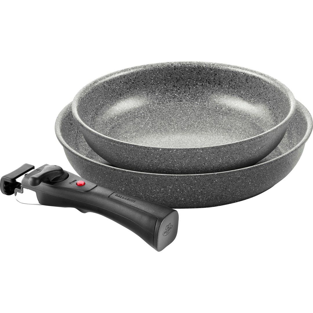 set of 2 pans (24 + 28 cm) 2H