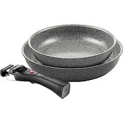 set of 2 pans (24 + 28 cm) 2H