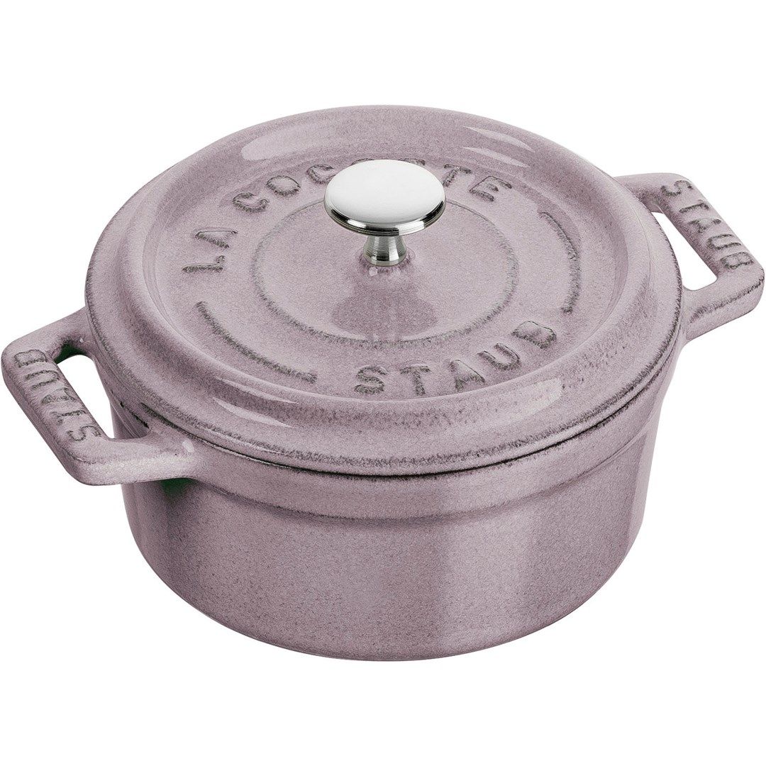Staub Mini Round Cast Iron Pot - 250 ml  Cherry Blossom