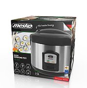 Mesko MS 6411 rice cooker Black Stainless steel 1000 W
