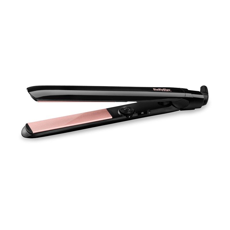 BaByliss Smooth Control 235 Straightening iron Warm Black Pink gold 3 m