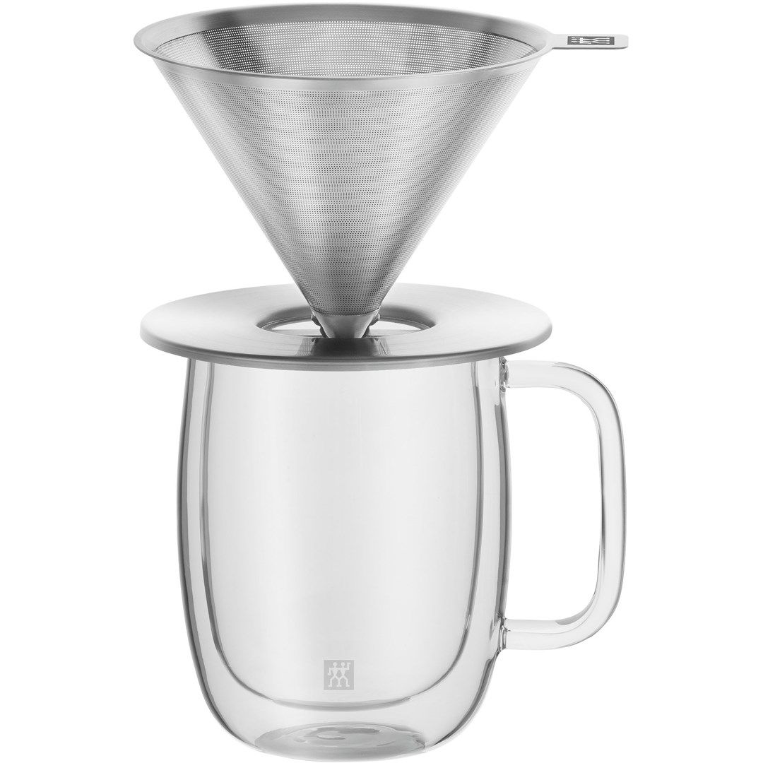 Set: coffee dripper + Zwilling Coffee glass