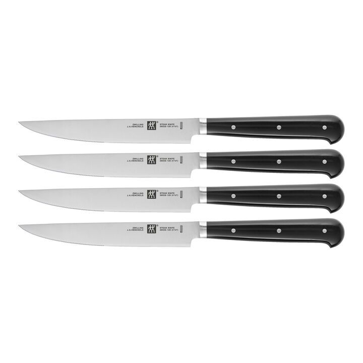 Set of 4 serrated Zwilling steak knives - 12 cm