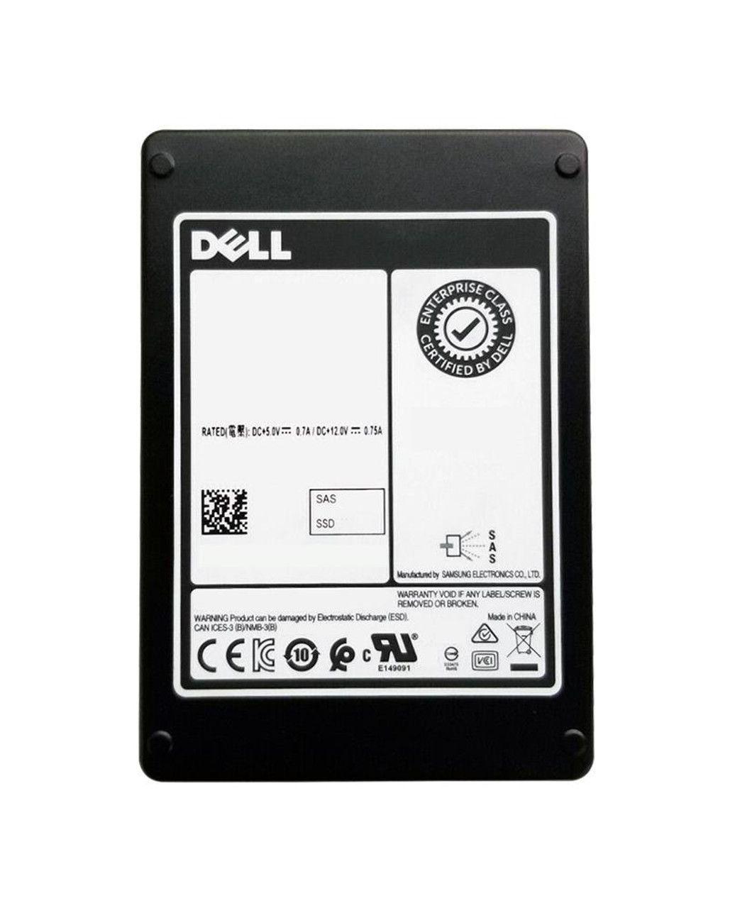 Dell SSD 2.5  / 3.84TB / SAS / RI / 12Gb / 512 / Hot-Plug / 14G | Dell