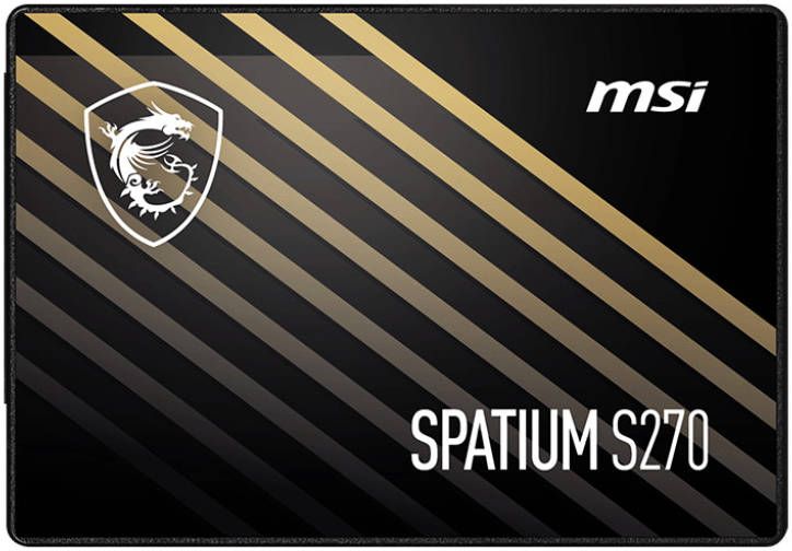 MSI MSI SPATIUM S270 SATA 2.5 960GB internal solid state drive 2.5  Serial ATA III 3D NAND