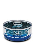 FARMINA N&D CAT OCEAN TUNA COD SHRIMP&PUMPKIN 70g