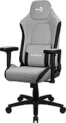 Aerocool CROWNASHGR  Ergonomic Gaming Chair  Adjustable Cushions  AeroWeave Technology  Grey