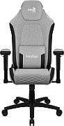 Aerocool CROWNASHGR  Ergonomic Gaming Chair  Adjustable Cushions  AeroWeave Technology  Grey