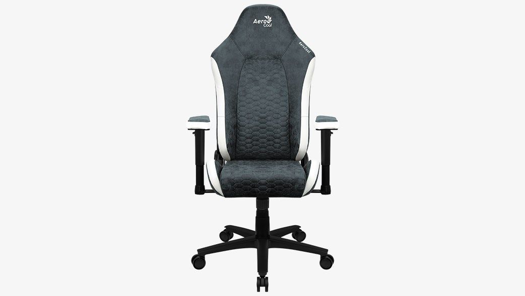 Aerocool Crown AeroSuede Universal gaming chair Padded seat Blue  Steel