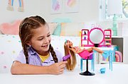 Barbie Hair Salon Totally Hair Set + MATTEL HKV00 Doll
