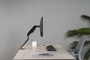 Gembird MA-DA1-05 Desk mounted adjustable monitor arm  17”-32”  up to 9 kg  space grey
