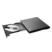 SAVIO AK-59 External slim CD/DVD Recorder R/RW - USB-C/USB-A  black