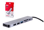 UNITEK HUB USB-C H1118A USB-A x3  USB-C  HDMI  SD  microSD