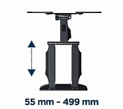 Gembird | Wall mount | WM-55ST-01 | Tilt  swivel  rotate | 32-55   | Maximum weight (capacity) 32 kg | Black