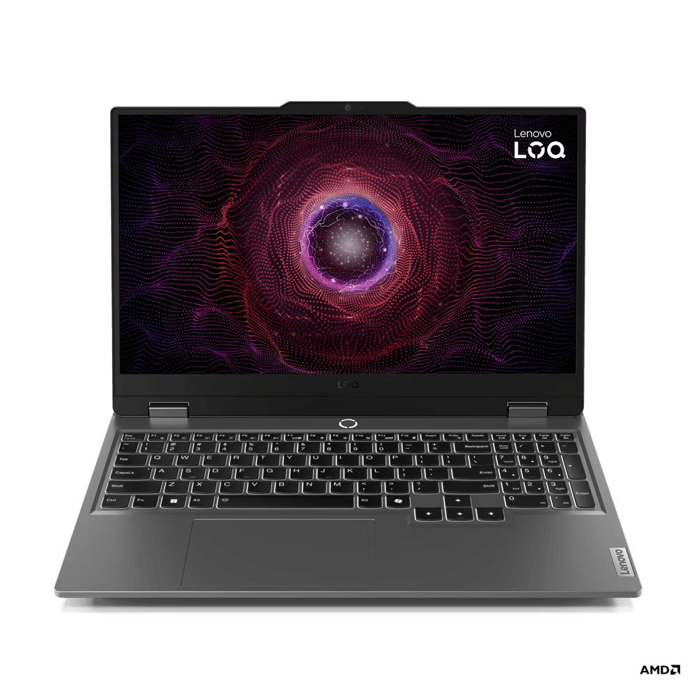 Laptop Lenovo LOQ 15ARP9, 15.6 inch 1920 x 1080, AMD Ryzen 7 7435HS (8 C / 16 T, 4.5 GHz, 4 MB + 16 MB cache), 16 GB DDR5, 512 GB SSD, Nvidia GeForce RTX 4050, Free DOS