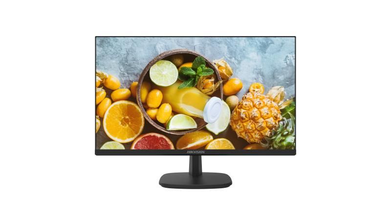 Monitor Hikvision DS-D5227U3-1P0 27  4K,  E-LED Backlight, rezolutie:3840×2160, timp de rapsuns: 14 ms(typ)（G to G）OD 5ms, luminozitate: 350 cd/m², contrast: 1200 : 1, interfate: HDMI 2.0 x 2, DP 1.4 x 1, culoare neagra, VESA: 100 mm × 100 mm, dimensiuni: 614.7 (W) mm × 452.5 (H) mm × 226.4 (D) mm