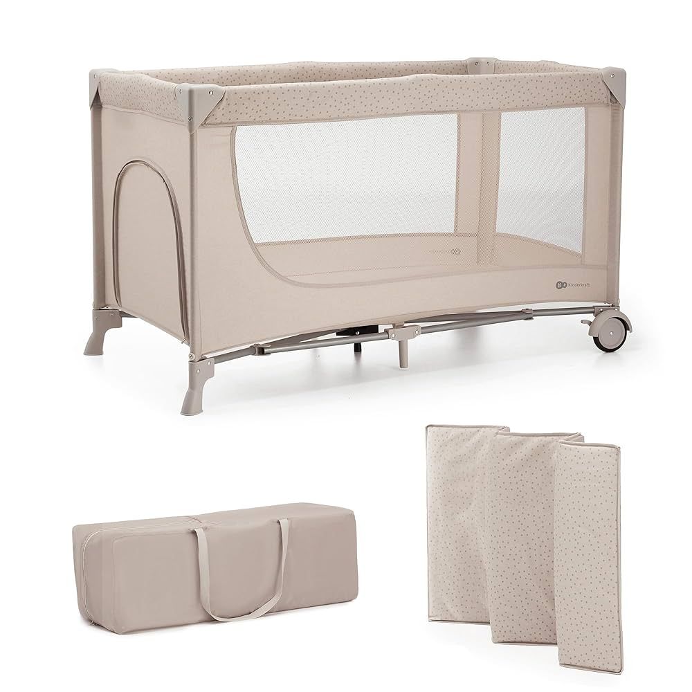 Travel cot JOY 2 BEIGE