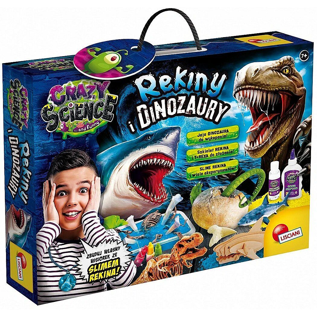 Crazy Science Sharks & Dinosaurs PL97586 LISCIANI