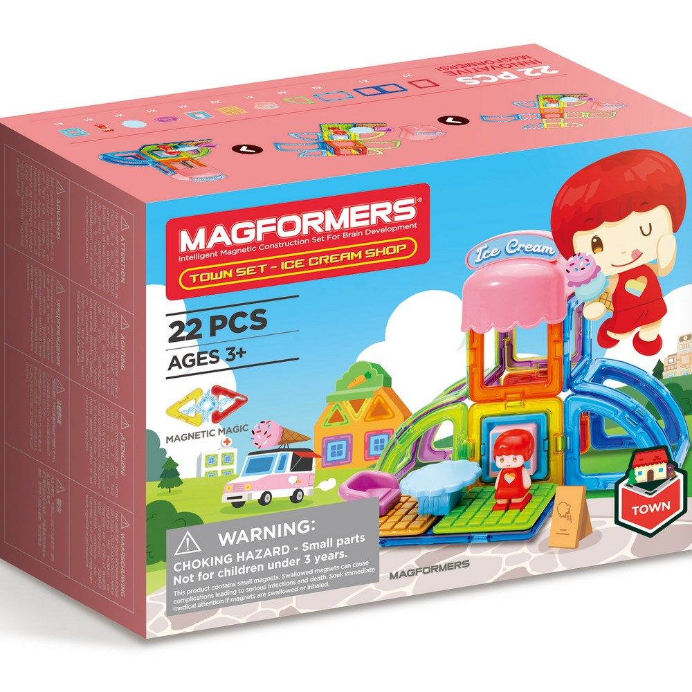 MAGFORMERS TOWN SET- Ice cream parlour 22el 717008