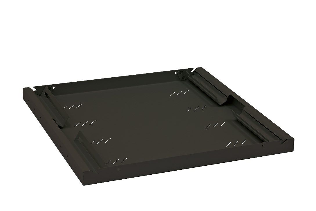 Triton 19  shelf 1U 550mm 80kg plastic black