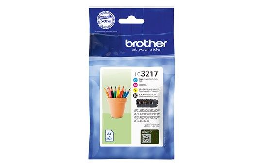 Brother LC3217 Value Pack - 4 pakker -