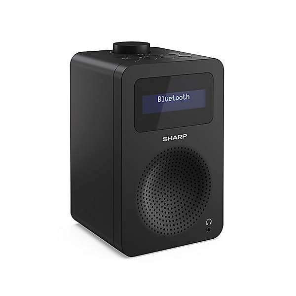 Sharp DR-430(BK) Digital Radio  FM/DAB/DAB+  Bluetooth 5.0  Midnight Black Sharp | Midnight Black | DR-430(BK) | Digital Radio | Bluetooth | FM radio | Headphone out