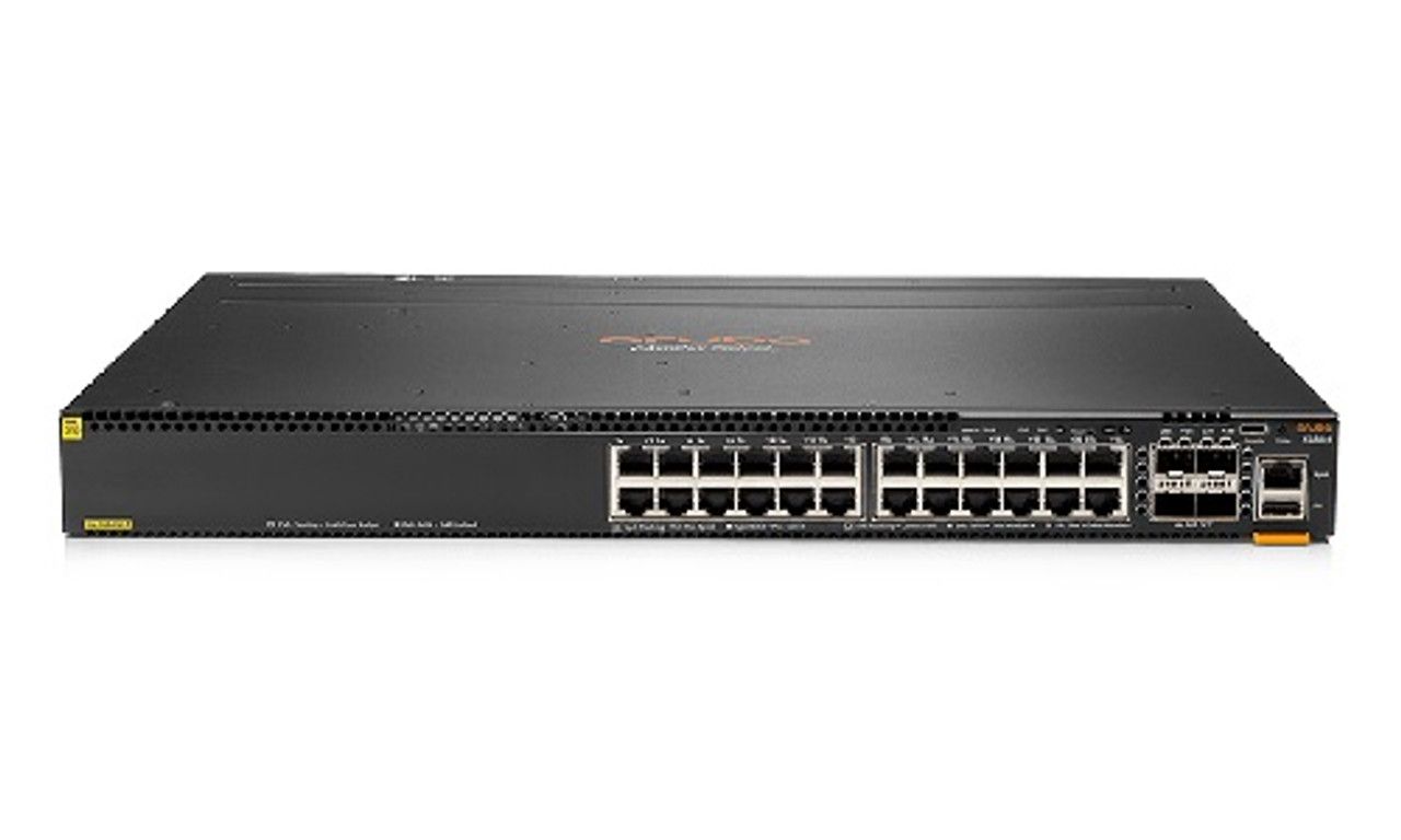 HP HPE Aruba Networking CX 6300M 24-port 1GbE Class 4 PoE and 4-port SFP56 Switch