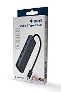 Gembird UHB-CM-U3P4P-01 4-port USB 3.1 (Gen 1) Type-C hub