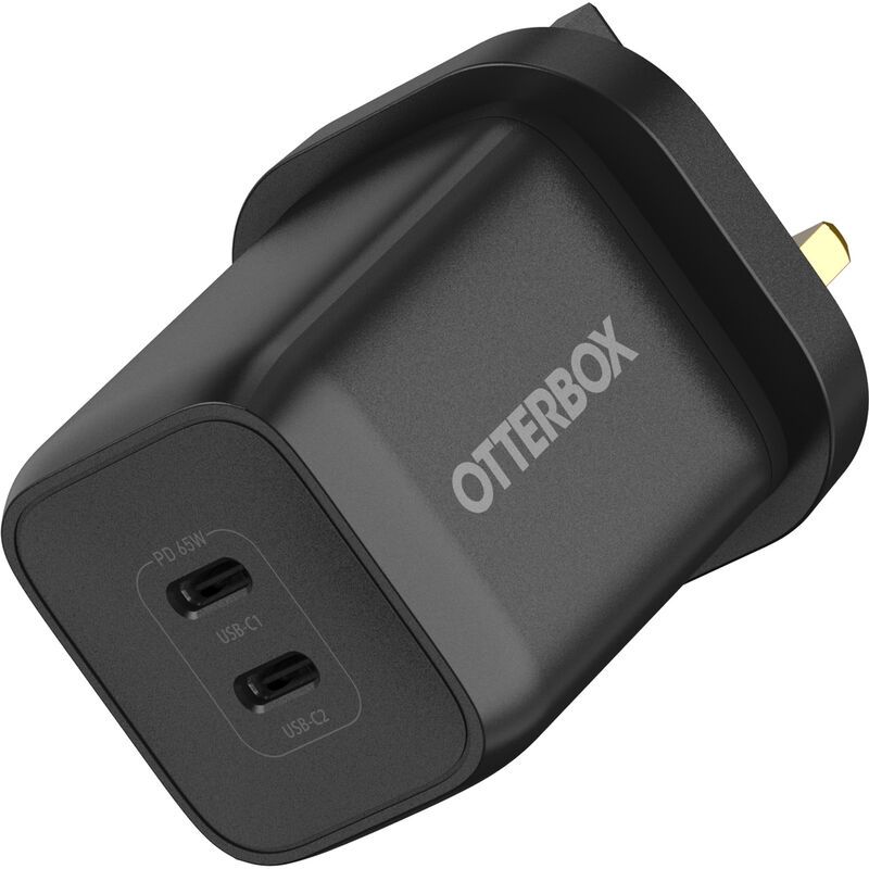 OB STANDARD UK WALL CHARGER 65W/GAN - 1X USB-C 45W + 1X USB-C 20