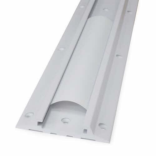 34IN WALL TRACK/BRIGHT WHITE TEXTURE