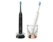 Philips DiamondClean 9000 HX9914/57 2-pack sonic electric toothbrush with charger & app