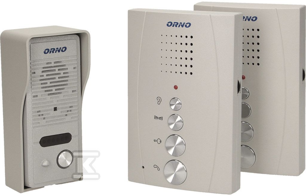 ORNO HANDS-FREE INTERCOM OR-DOM-RE-920/W 2 UNIFFONS