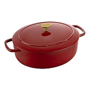 Ballarini Bellamonte Oval Cast Iron Casserole - 4.5 ltr  Red