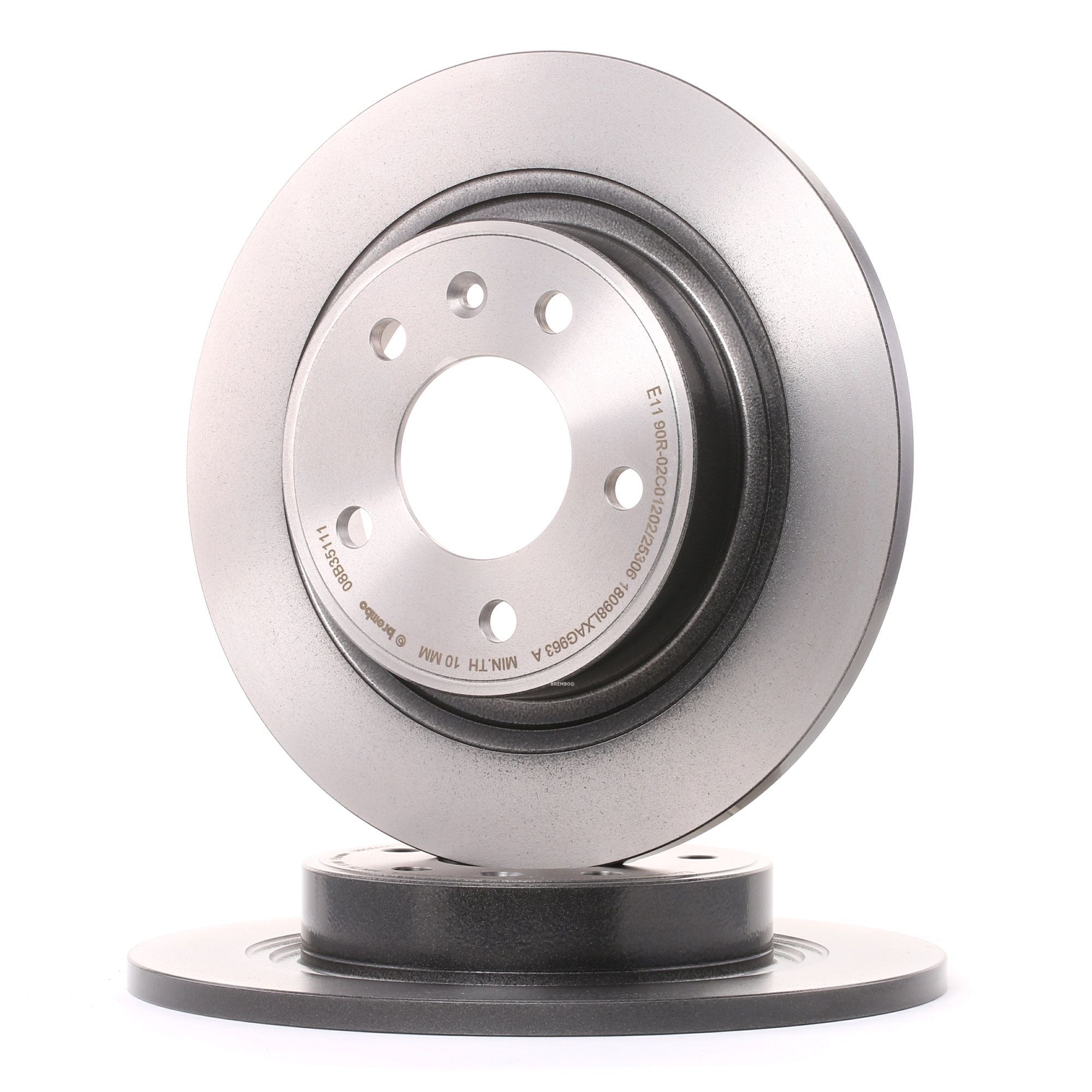 Rear brake disc L/R suitable for: CHEVROLET CRUZE  ORLANDO  VOLT OPEL AMPERA  ASTRA H  ASTRA J  ASTRA J GTC  CASCADA  ZAFIRA C 1.3D-2.0D 08.05-