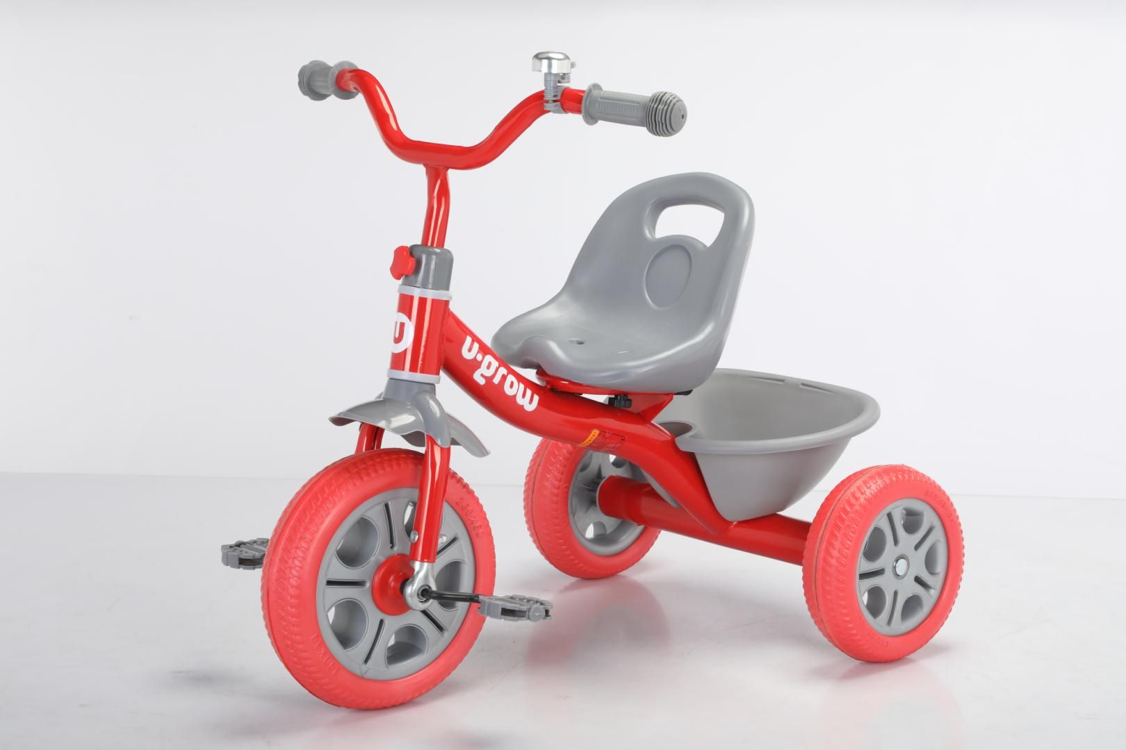 Tricicleta cu pedale, rosie, U-Grow