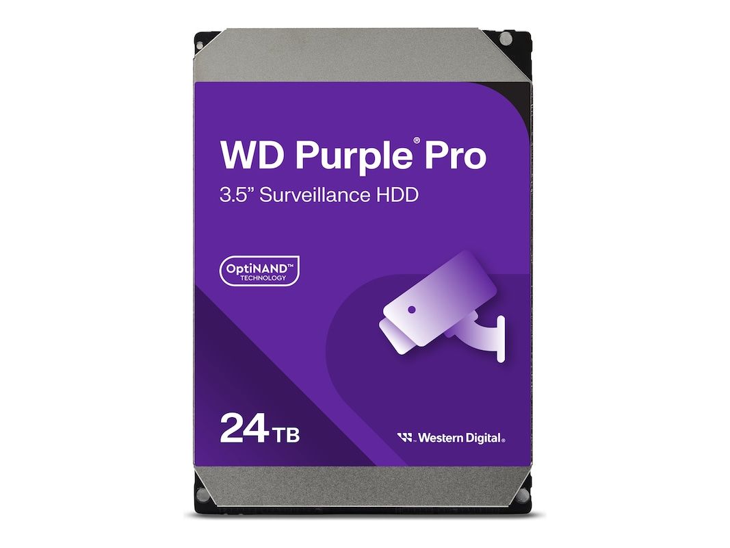 WD HD3.5  SATA3 24TB WD240PURP / Surveillance (Di)