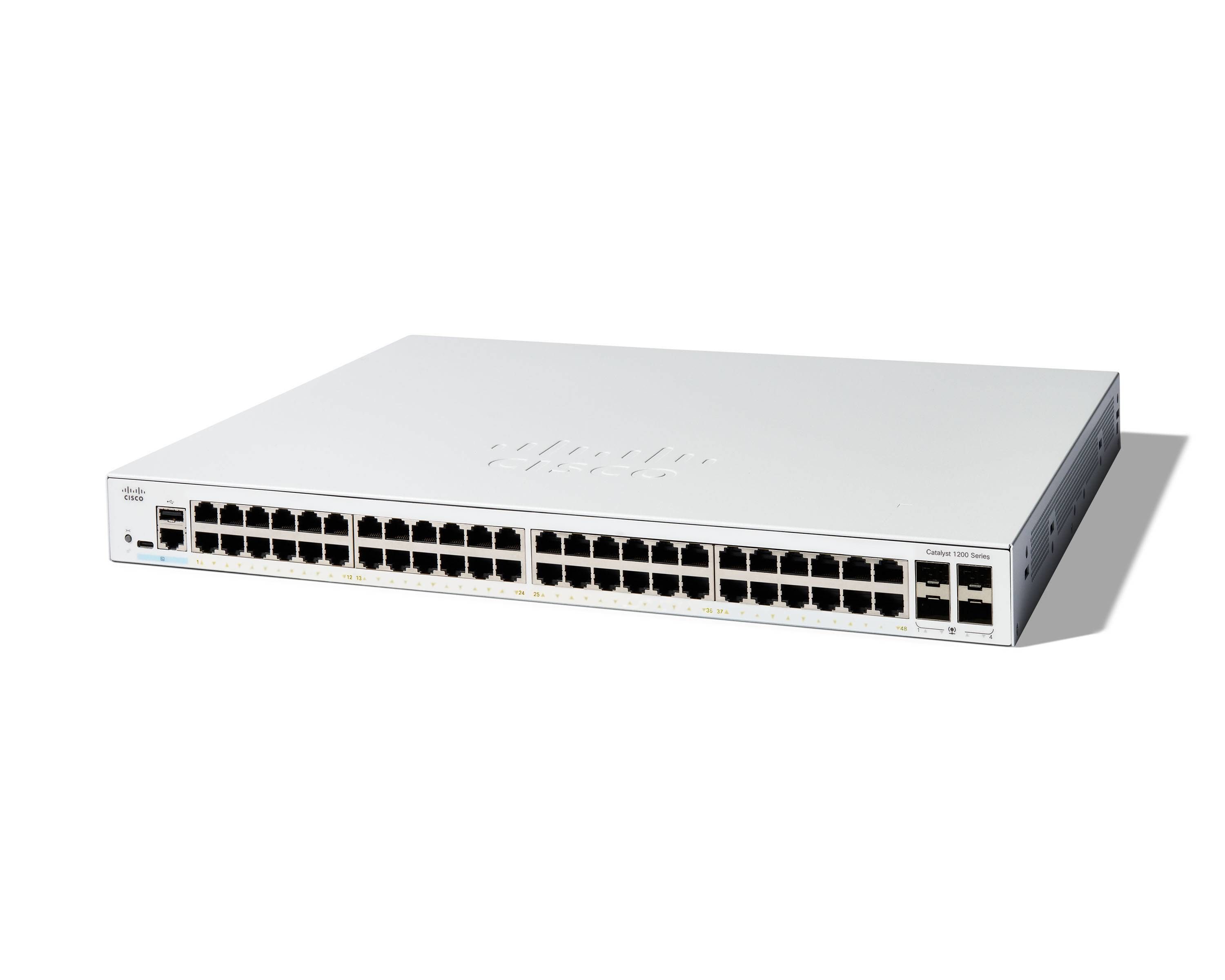 Switch Cisco C1200-48T-4G, 48 porturi 10 / 100 / 1000 MBs