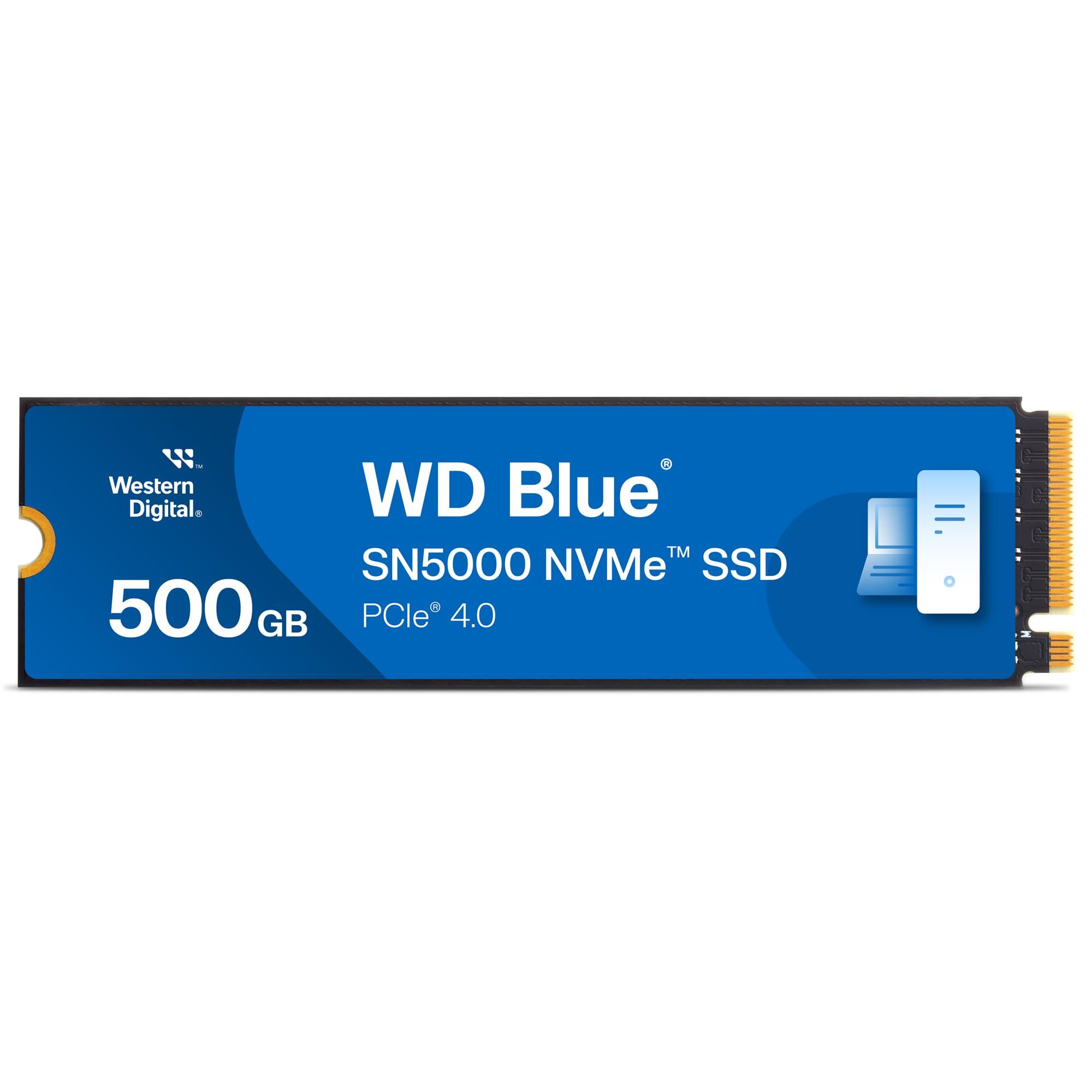 Western Digital 500GB WD BLUE SN5000 NVME SSD/PCIE GEN 4.0 UP TO 5000 MB/S RS