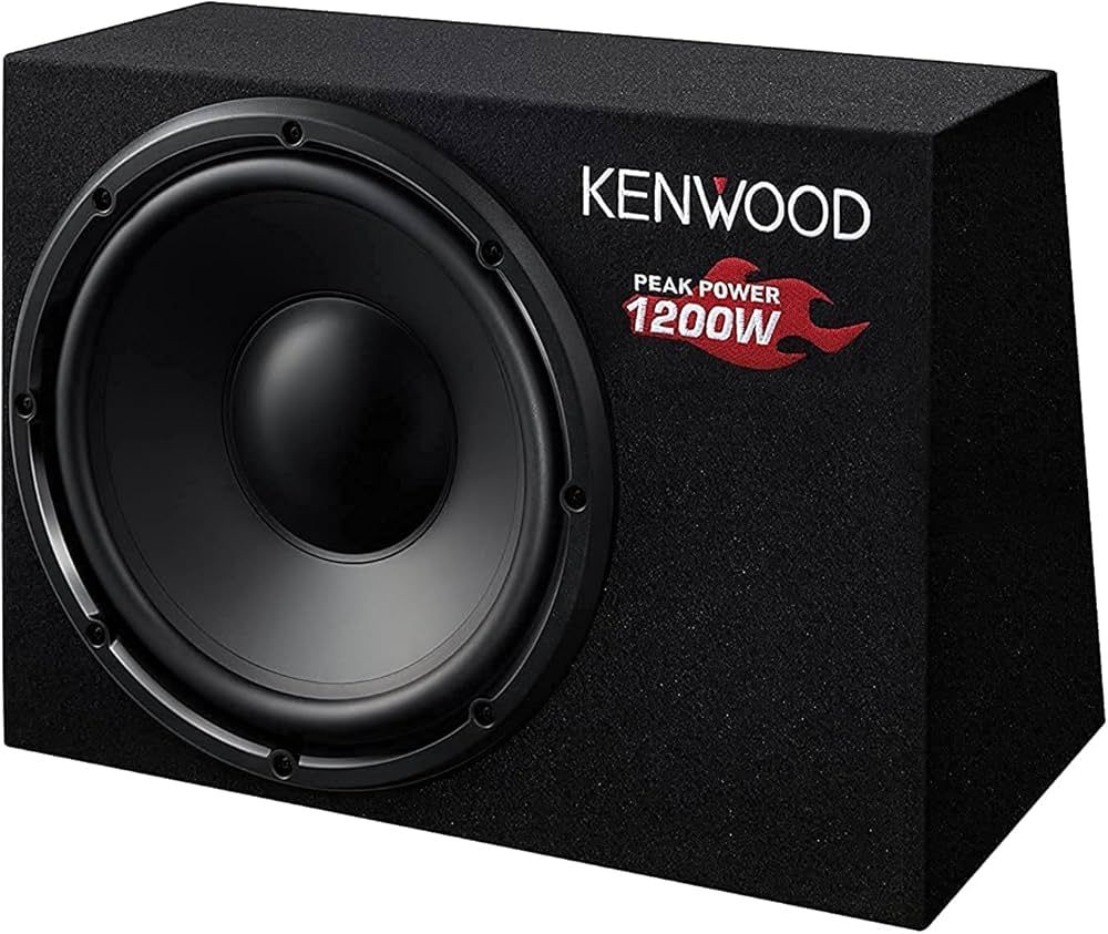 Kenwood KSC-W1200B car subwoofer Pre-loaded subwoofer 300 W