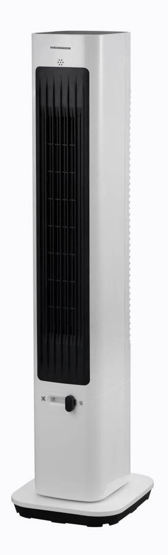 VENTILATOR TURN DIGITAL HEINNER HTFA-M20WH, 2 IN 1: RACIRE/INCALZIRE, CONTROL TOUCH, DISPLAY LED, 3 VITEZE RACIRE, 2 VITEZE INCALZIRE, FUNCTIE ECO, FUNCTIE OSCILARE 85 GRADE, TERMOSTAT DIGITAL, TIMER 24H, TELECOMANDA, PUTERE: 2000W, VOLUM RACIRE: 16.7m³/min, VITEZA RACIRE: 6.7m/s, VITEZA INCALZIRE