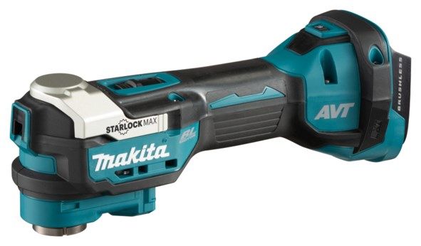 Makita DTM52Z  Sanding  Sawing  Scraping  Brushless  Black  Blue  Silver  20000 OPM  10000 OPM  3.6° - Without battery and charger