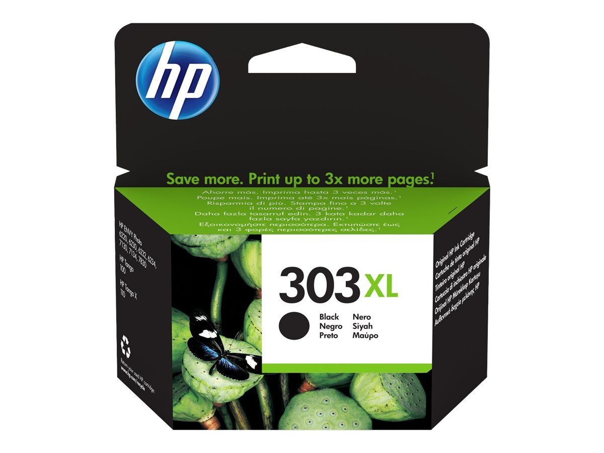 HP 303XL HIGH YIELD BLACK/EN/RU/FR/PL/CZ/HU INK CARTRIDGE