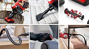 Bosch BCS711PET stick vacuum/electric broom Battery Dry Bagless 0.3 L Black  Red 3 Ah