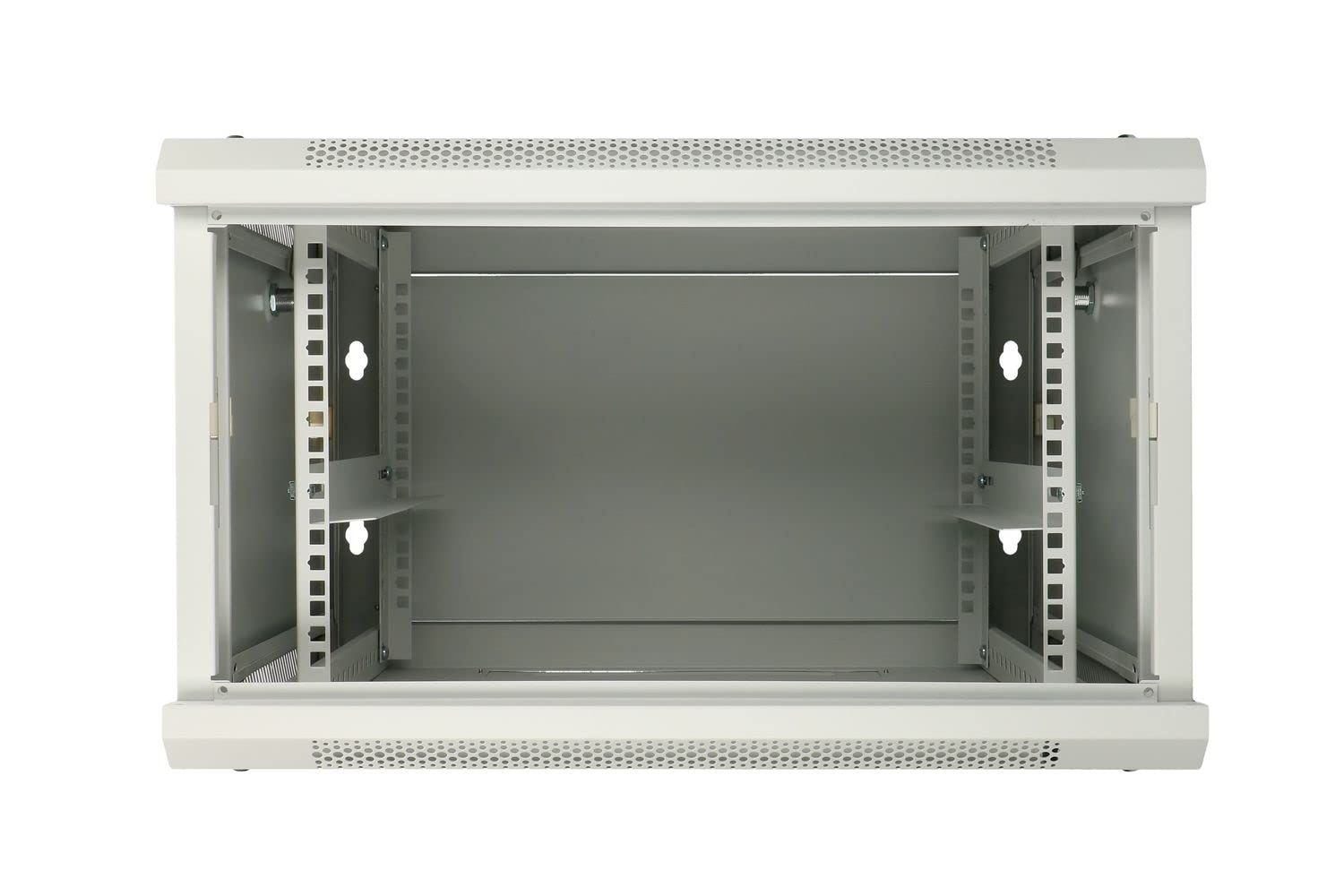 Extralink Rackmount cabinet 6U 600x450 ASP Gray wall mounted  metal door