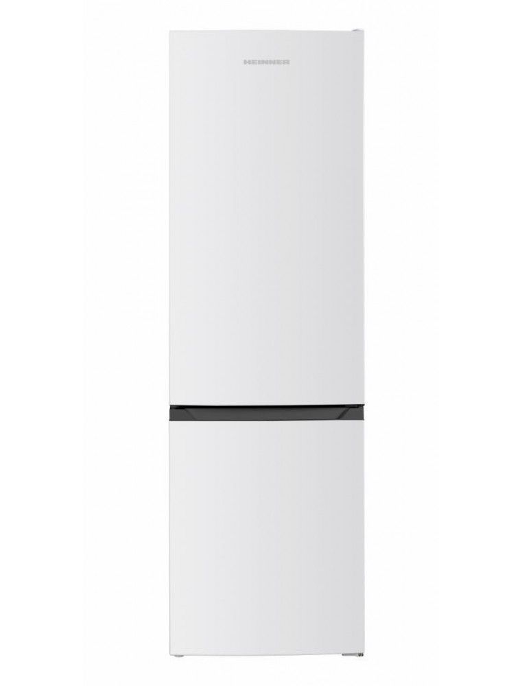 Combina frigorifica FRAM FC-VRR341BDE++, clasa energetica: E, sistem de racire Less Frost, capacitate totala: 340L, capacitate frigider: 233L, capacitate congelator: 107L, control mecanic cu termostat ajustabil, lumina LED, 3 rafturi sticla frigider, compartiment pentru fructe si legume cu control