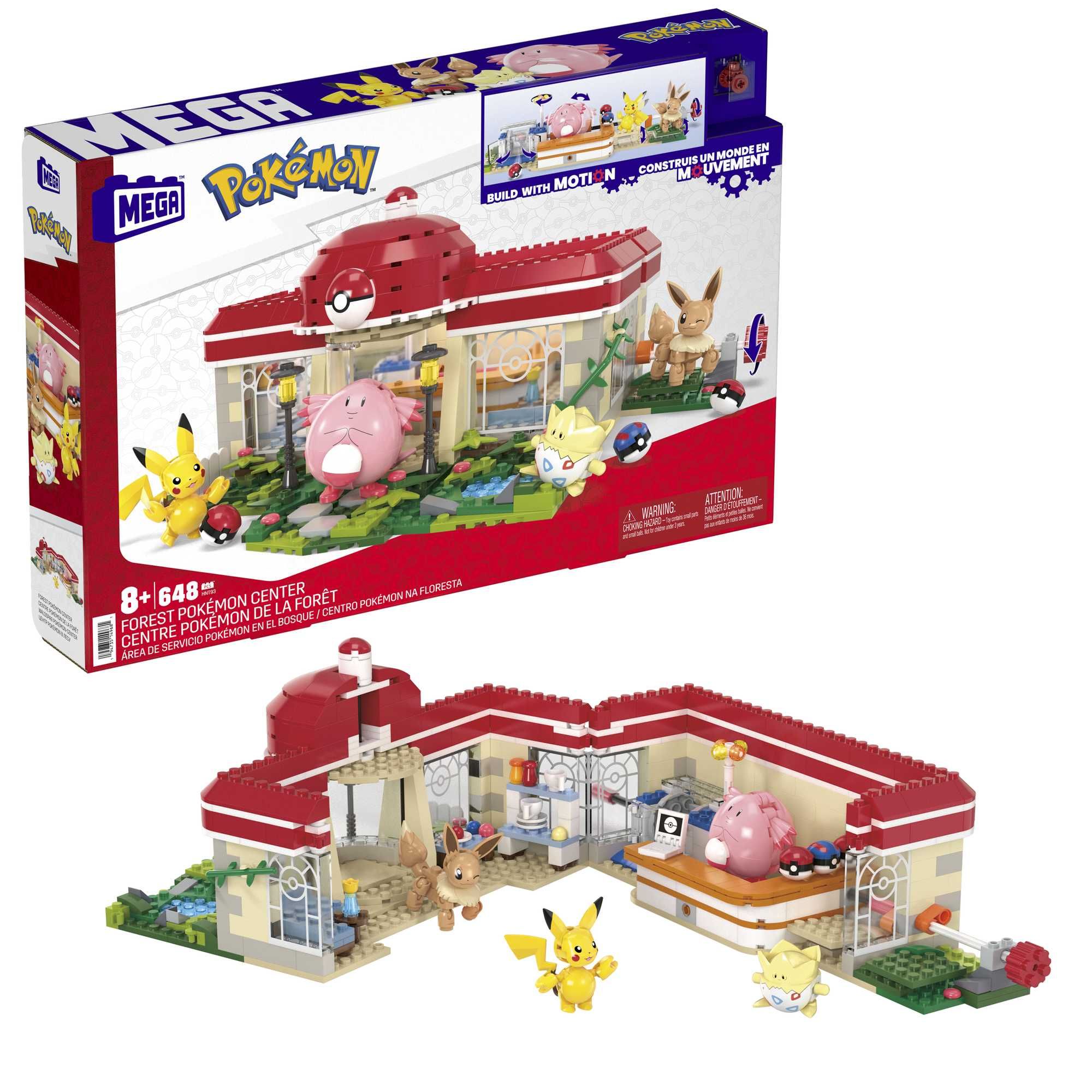 MEGA Pokemon Forest Pokemon Center HNT93 p4 MATTEL