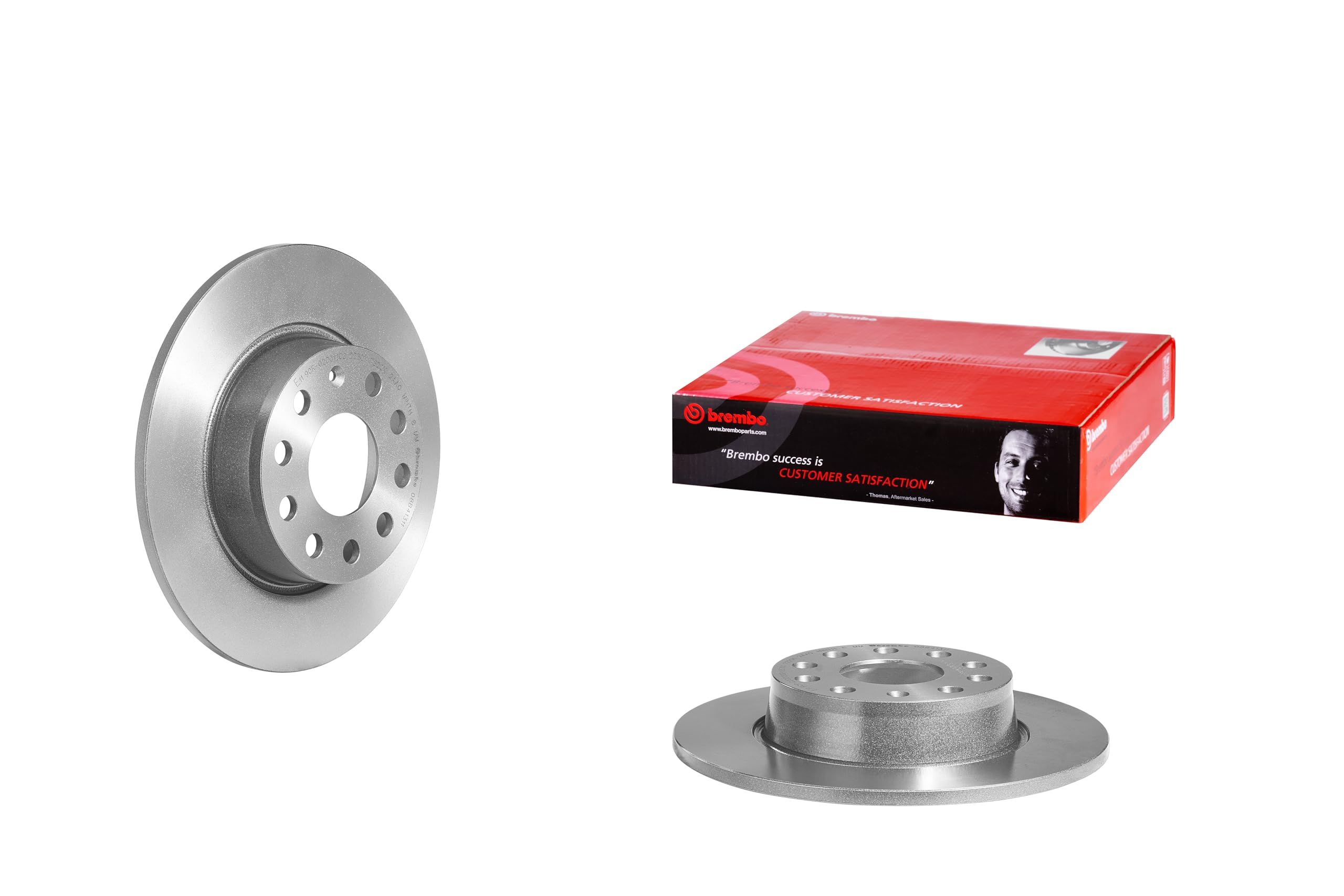 Rear brake disc L/R fits for: AUDI A1  A3  A3 ALLSTREET  Q2  TT CUPRA FORMENTOR  LEON  LEON SPORTSTOURER SEAT ALTEA  ALTEA XL  ATECA  LEON  LEON SC  LEON SPORTSTOURER 1.0-Electric 05.01-
