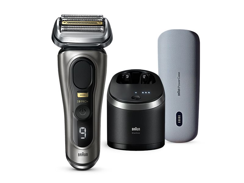 Braun Series 9 Pro+ 9575cc Wet & Dry Foil shaver Trimmer Metallic
